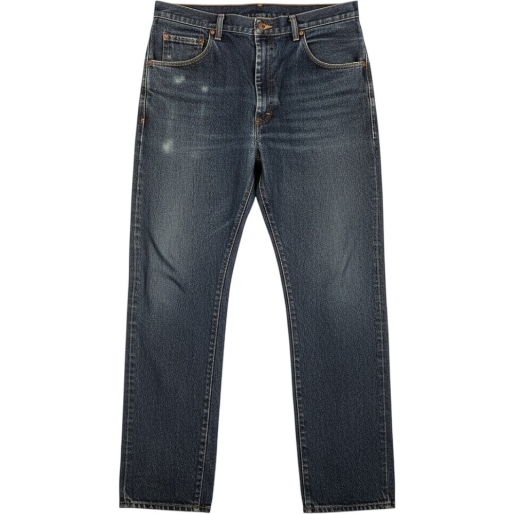 Wrangler Jeans Mens 38x36 Relaxed Fit Blue Rugged Wear 35001AN Straight Leg